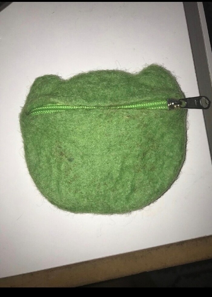 Dövme keçe kök boyama Yün cüzdan. - Görsel 2