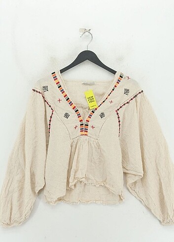 pull&bear keten müslin gömlek