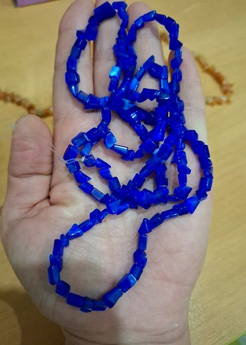 Beden mavi Renk aventurin ve lapis lazuli doğal taş.