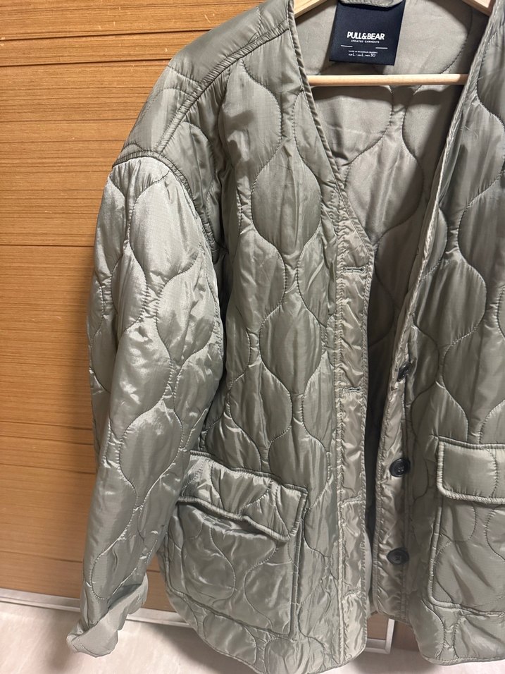 Düğmeli yeşil Midi Kadın Ceket - Görsel 3