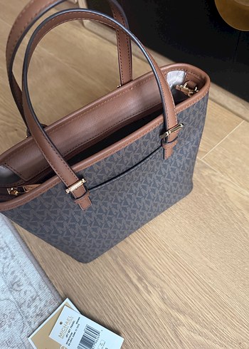 Michael Kors Kadın Deri Kahverengi Omuz Çantası - Görsel 5