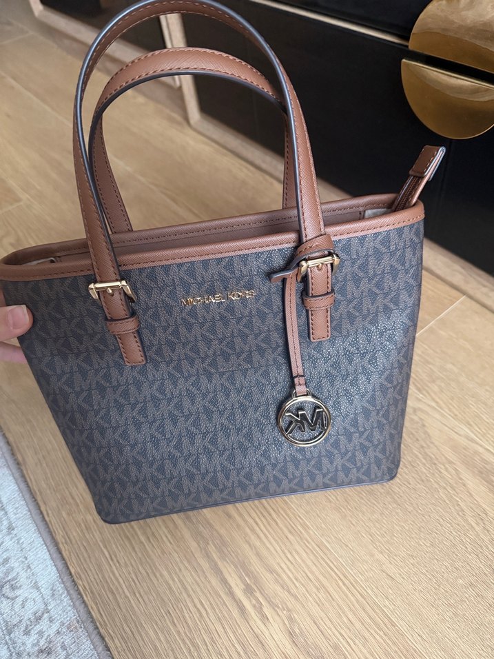 Michael Kors Kadın Deri Kahverengi Omuz Çantası - Görsel 2