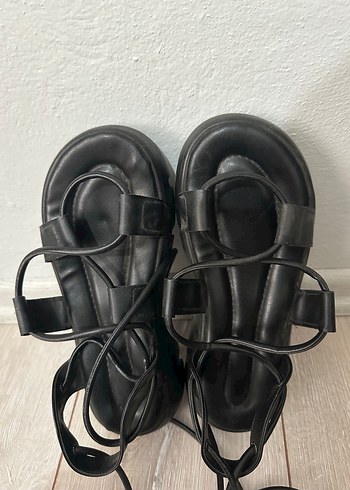 Diğer Siyah Minimalist Kadın Sandalet