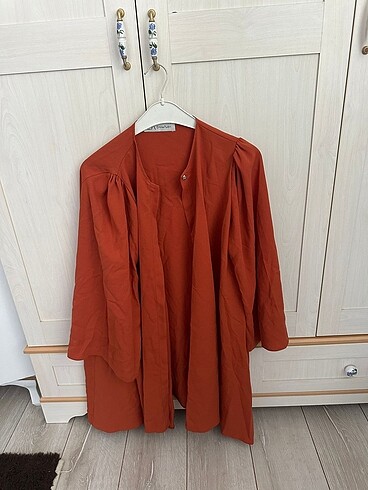 Tarçın rengi tesettür takım - Görsel 2