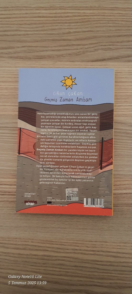 Geçmiş Zaman Ambarı Roman Kitabı - Görsel 2