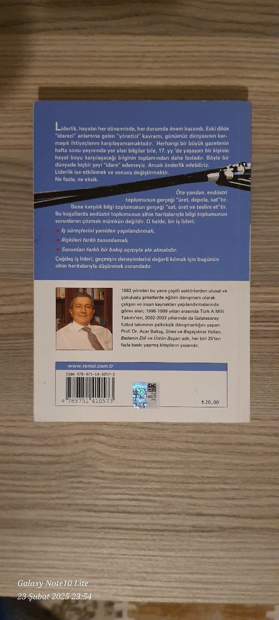 Ekip Çalışması ve Liderlik - Prof. Dr. Acar Baltaş - Görsel 2