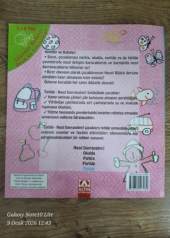 Tatilde Nasıl Davranalım? - Çocuk Kitabı - Görsel 2