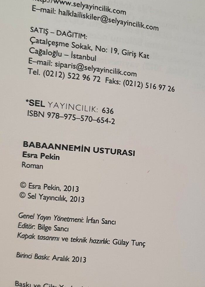 Babaannemin usturası Esra Pekin  - Görsel 3