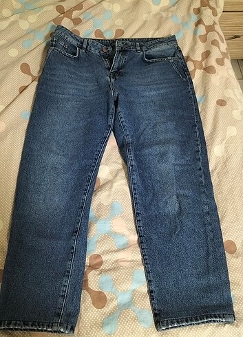 40 Beden lacivert Renk Mom jean