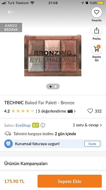  Beden Technıc far paleti