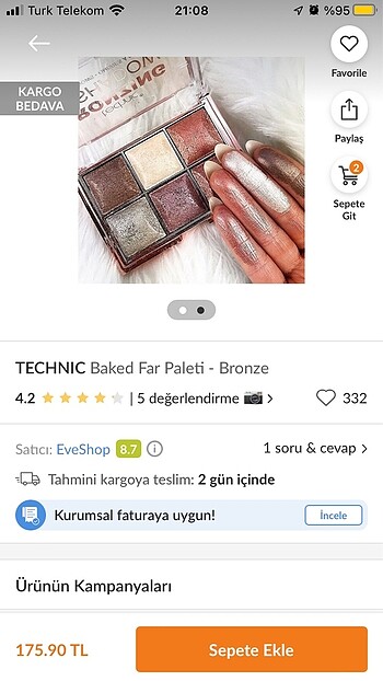 Diğer Technıc far paleti