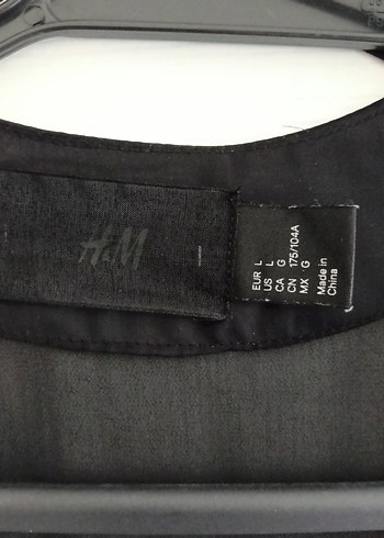 l Beden siyah Renk H&M ŞİFON Kimono