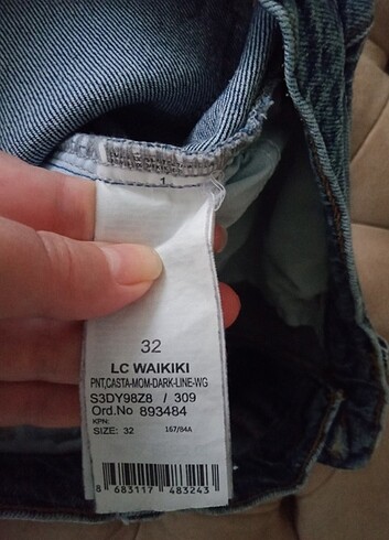 xl Beden mavi Renk LC WAİKİKİ mom jean