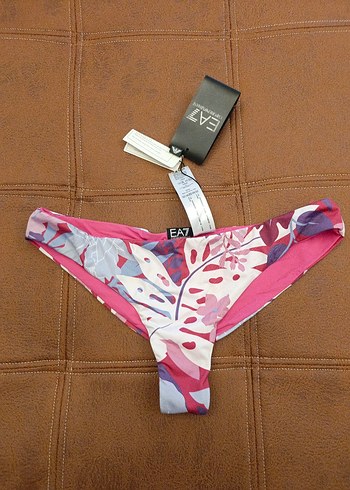 EA7 Pembe Baskılı Mini Bikini Altı