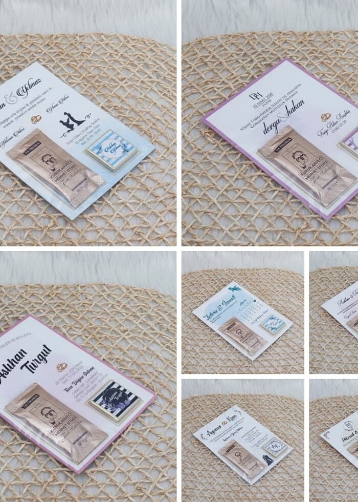 Kahveli çikolatalı kartlar - Görsel 3