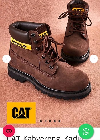 CAT Kahverengi Süet kadın Bot