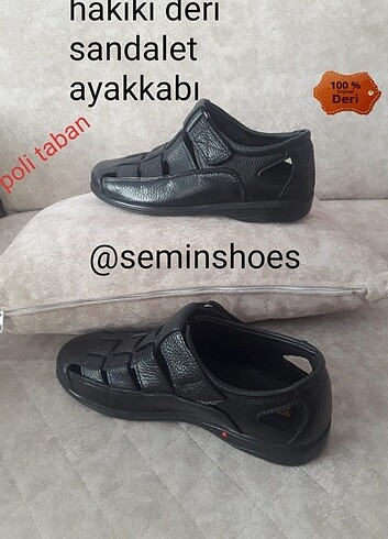 Diğer ????HAKİKİ DERİ sandalet ayakkabı ????