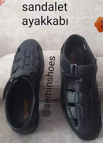 41 Beden Hakiki deri sandalet ayakkabı poli taban