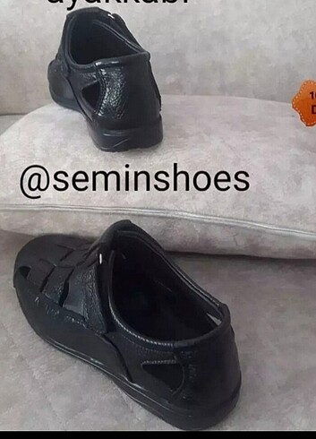 ????hakiki deri sandalet ayakkabı ???? - Görsel 4