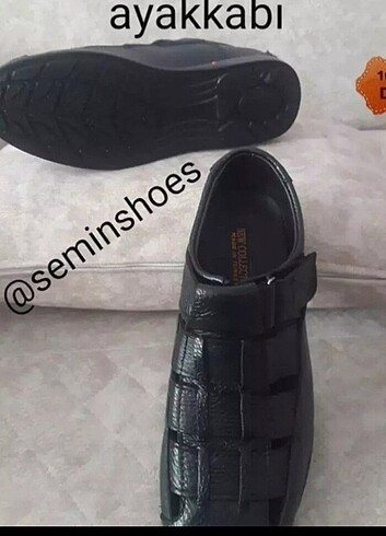 ????hakiki deri sandalet ayakkabı ???? - Görsel 8