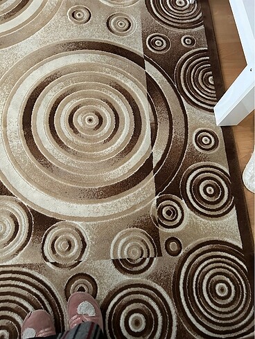  Beden Emporio Marka Angora halı , bej ve kahverengi 280x138 cm