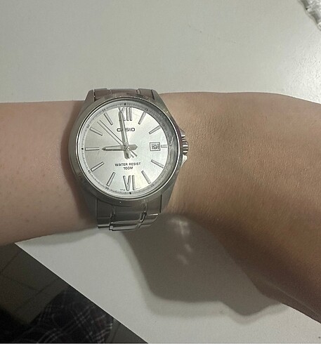 Çelik kasa erkek casio kol saati