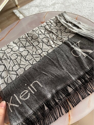 Calvin klein kaşmir şal çift taraflı