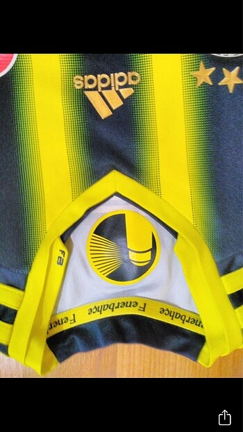 11-12 Yaş Beden sarı Renk Fenerbahçe forması