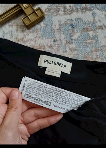 s Beden siyah Renk Pull&Bear Kumaş Pantolon