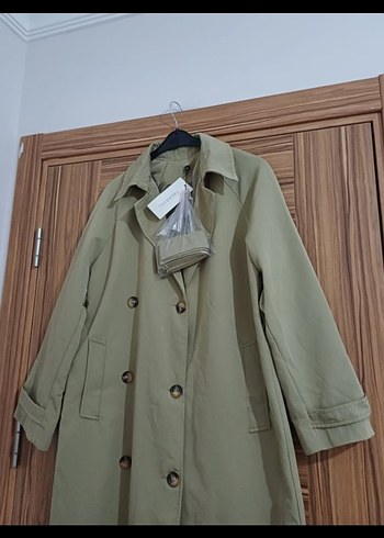 s Beden haki Renk Trendyolmilla Trençkot