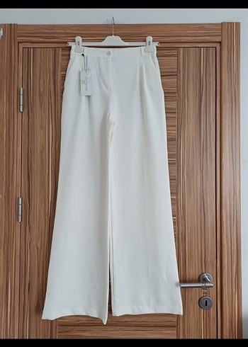 xs Beden beyaz Renk Trendyolmilla Pantolon