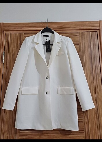 xs Beden beyaz Renk Trendyolmilla Blazer Ceket 