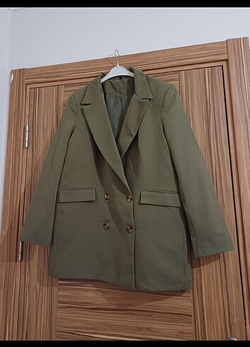l Beden haki Renk Trendyolmilla Blazer Ceket