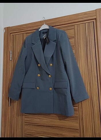 xl Beden gri Renk Trendyolmilla Blazer Ceket 