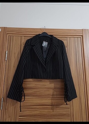 xl Beden Trendyolmilla Crop Blazer Ceket