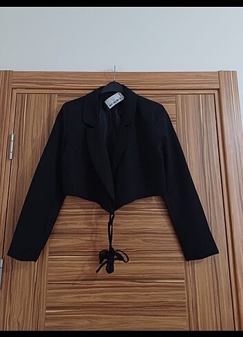 xl Beden Trendyolmilla Crop Blazer Ceket