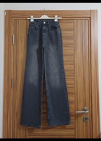 xs Beden gri Renk Trendyolmilla Kot Pantolon 