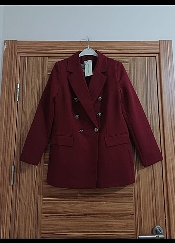 xs Beden bordo Renk Trendyolmilla Blazer Ceket 