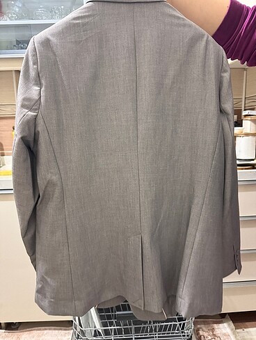 46 Beden gri Renk Mango blazer ceket