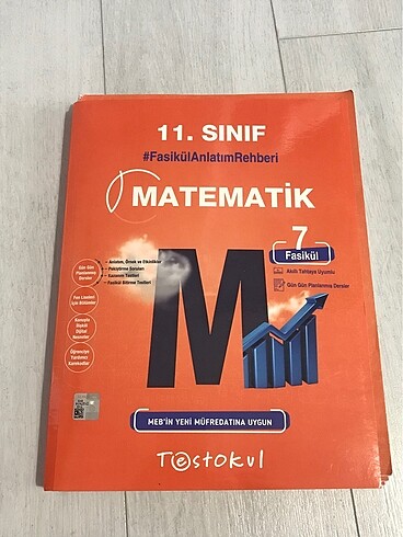 11.Sınıf Testokul Matematik Fasikülleri