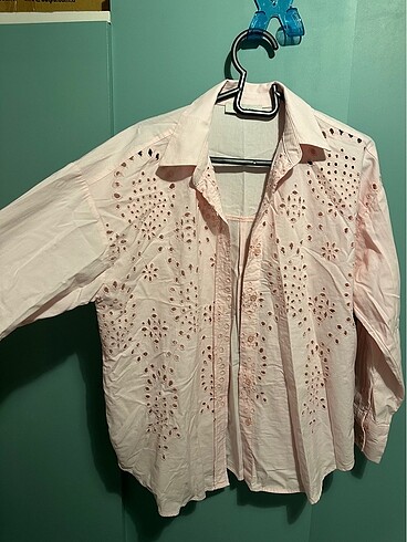 Detaylı oversize gömlek