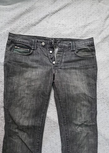 Gri Regular Fit Erkek Denim Pantolon - Görsel 2