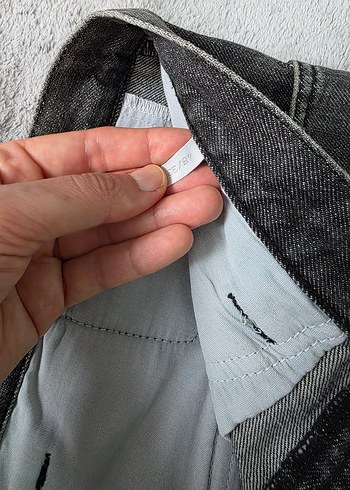 Gri Regular Fit Erkek Denim Pantolon - Görsel 3