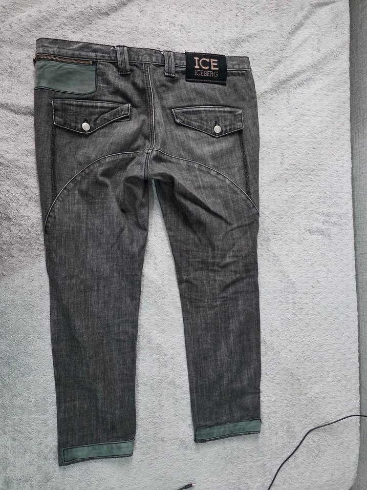 Gri Regular Fit Erkek Denim Pantolon - Görsel 4