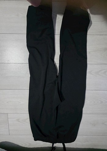 Siyah Kemerli Deri Kadın Pantolon - Görsel 5