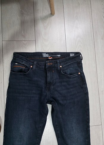 Erkek Lacivert  jean - Görsel 3