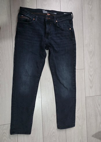 Erkek Lacivert  jean - Görsel 2