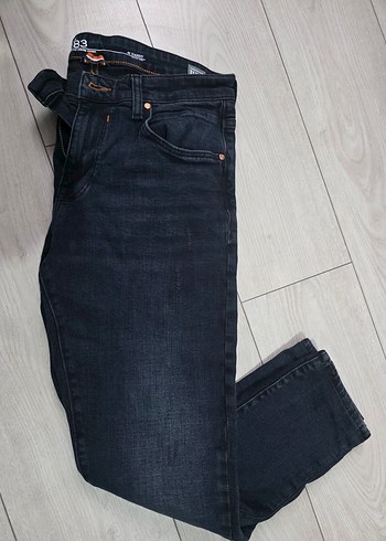 Erkek Lacivert  jean - Görsel 5