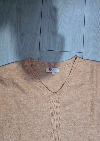 Bej Kadın Triko Uzun Kollu Kazak - Görsel 3