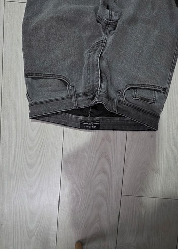 Gri Regular Fit Erkek Denim Pantolon - Görsel 4